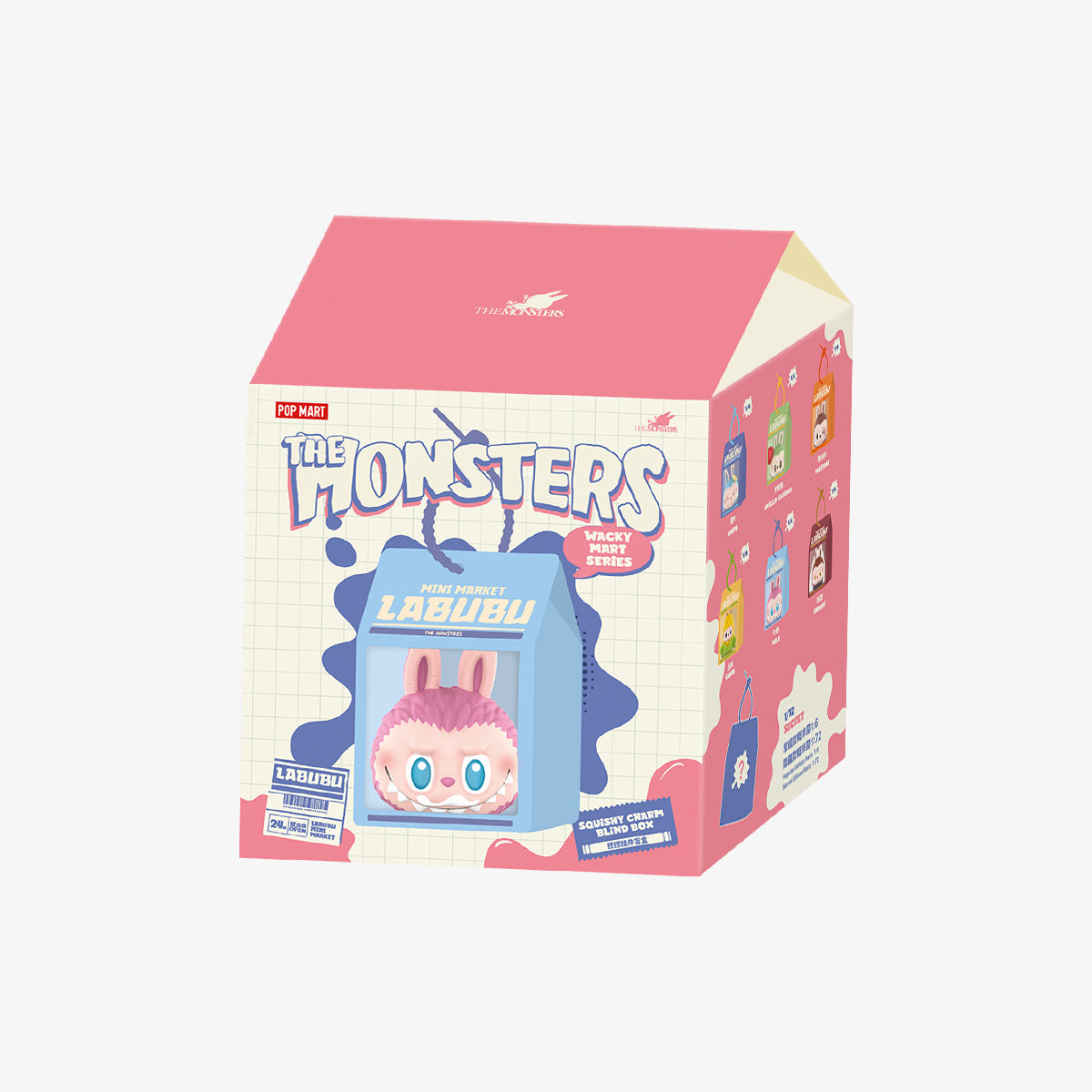 Labubu Popmart The Monsters Wacky Squishy Charm Blind Box