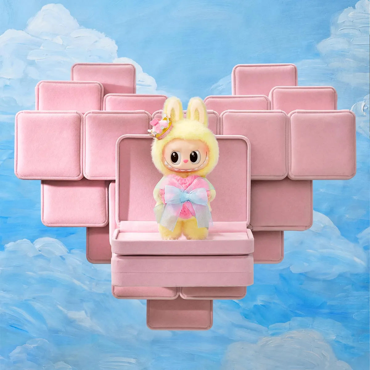 Labubu Popmart Let's Checkmate Series-Vinyl Plush