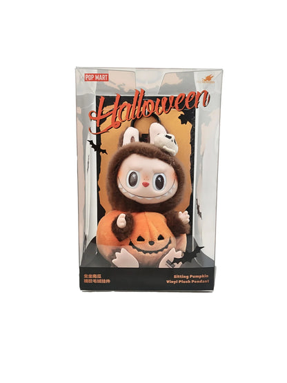 Labubu Popmart Happy Halloween Party Series Sitting Pumpkin