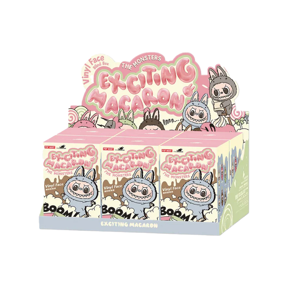 Labubu Exciting Macarons Case (6 Blind Box)