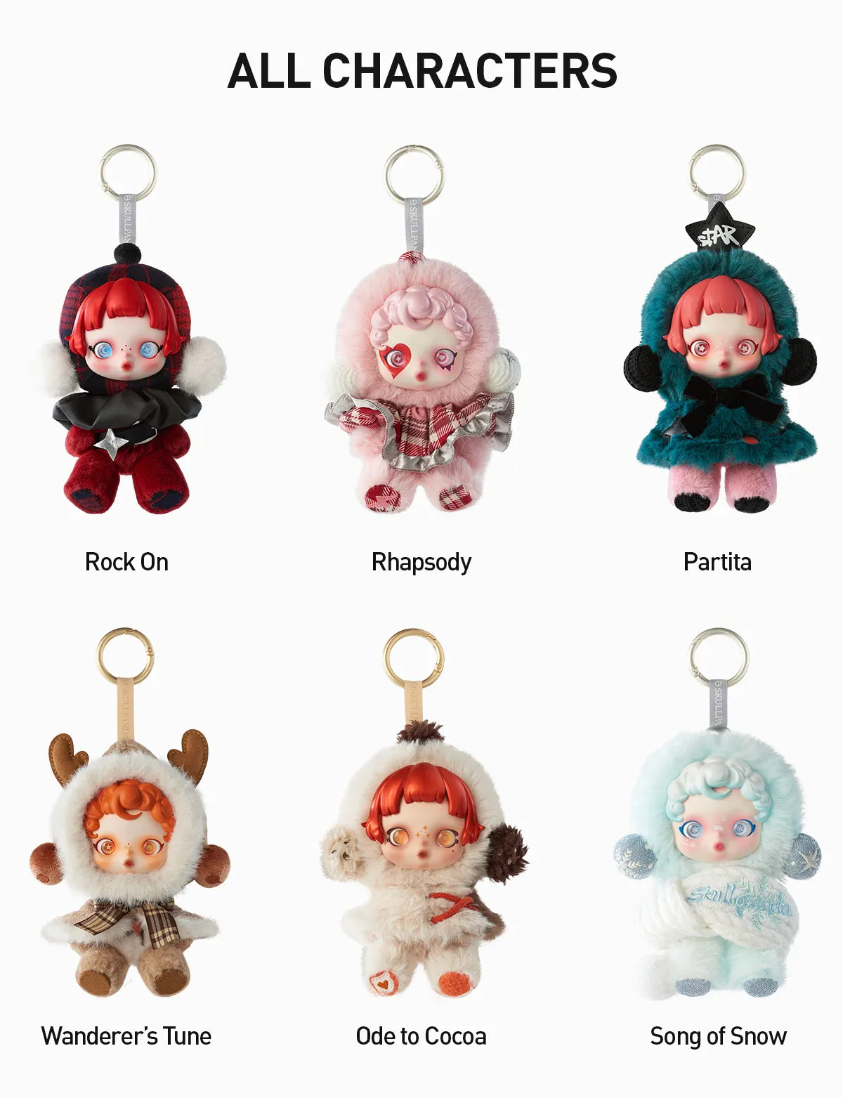 Popmart SKULLPANDA Winter Symphony Series Plush Blind Box